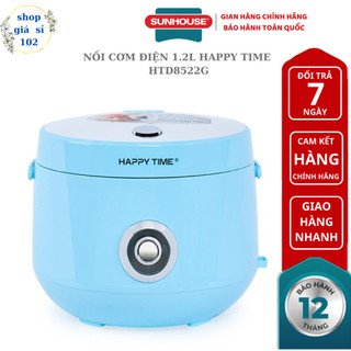 Nồi cơm điện sunhouse happy time htd8522g dung tích 1.2l - bảo hành chính hãng 12 tháng