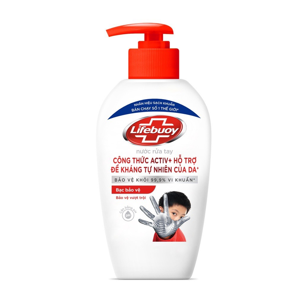 Nước Rửa Tay Lifebuoy Giúp Sạch Khuẩn 180g-400g-450g (BIBISTORE)
