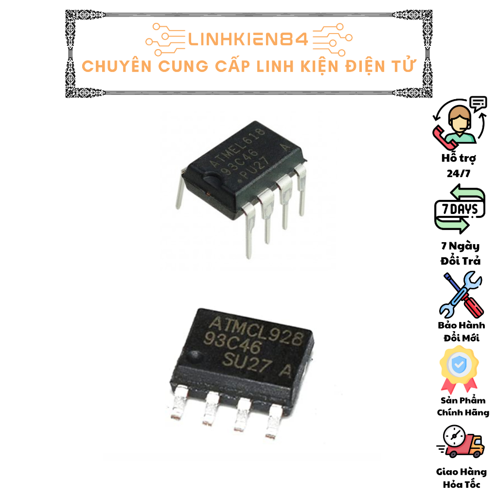 IC EEPROOM AT93C46