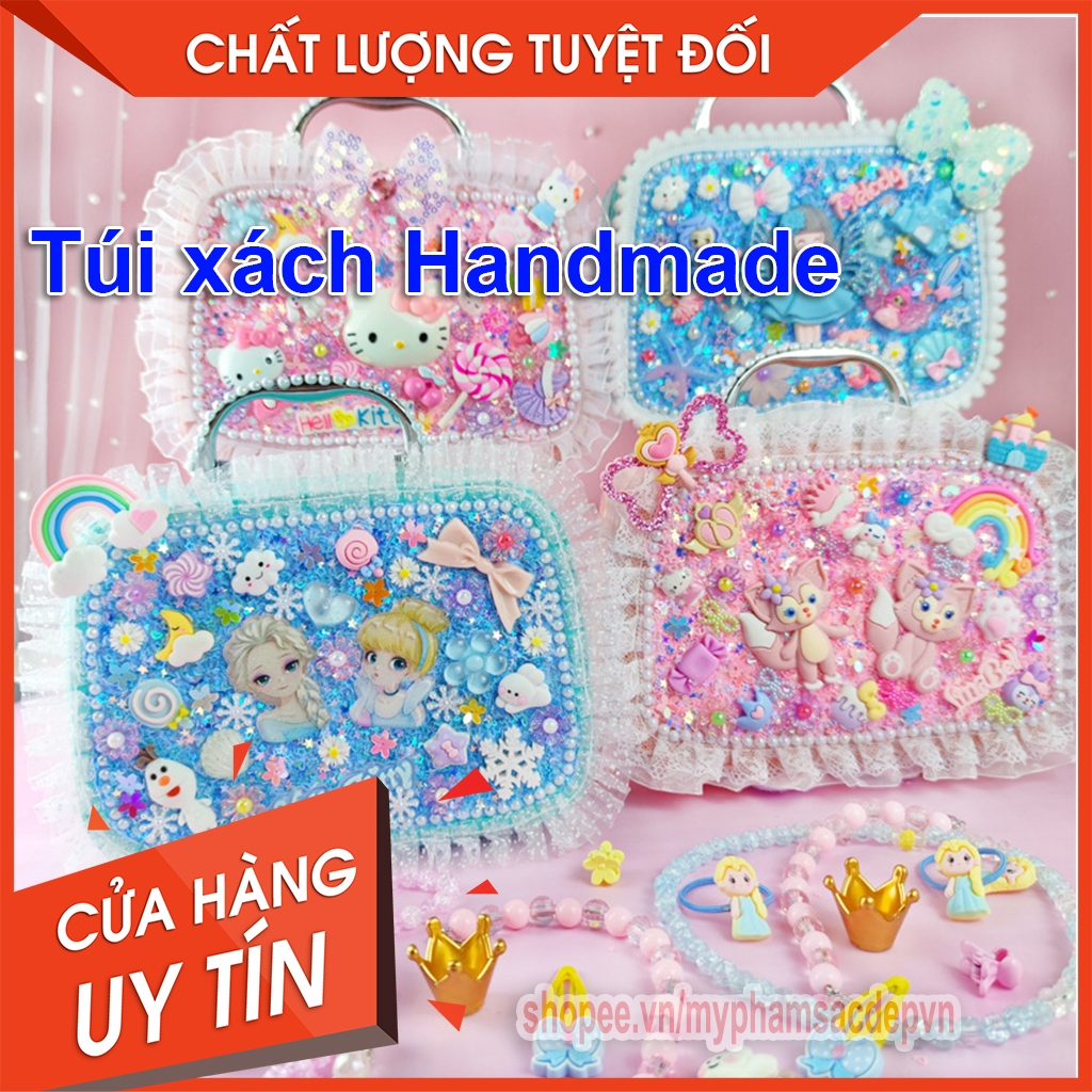 Túi Đựng Mỹ Phẩm Đồ Chơi handmade Chất Lượng Cao Dành Cho Bé Gái Tăng Khả Năng Tư Duy Sáng Tạo Cho Trẻ