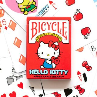 Bài tây Poker Bicycle Sanrio Hello Kitty 50th Anniversary Playing Cards