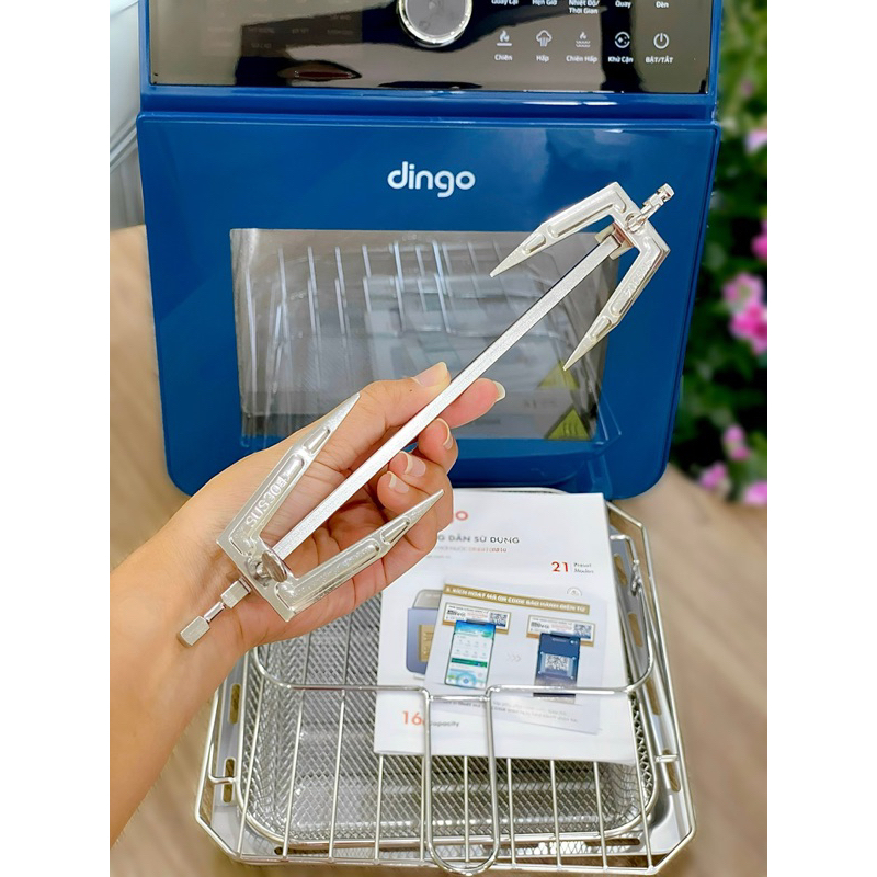 Nồi Chiên Hơi Nước DINGO DSF16 - Công Nghệ Mới Hấp Chiên Kết Hợp - Dung Tích 16L - Hàng Chính Hãng - Bảo Hành 24 Tháng