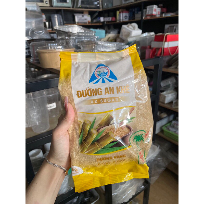 Đường Cát Vàng An Khê . Làm Từ Mía Thiên Nhiên - Gói 1kg