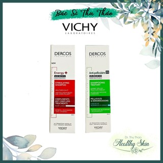 Dầu gội sạch gàu Vichy Dercos Anti Dandruff - giảm rụng tóc Vichy Dercos Energy