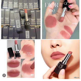 Son Lì Dior Rouge Forever Transfer Proof Lipstick 100 Fullbox – Màu Hồng Nude