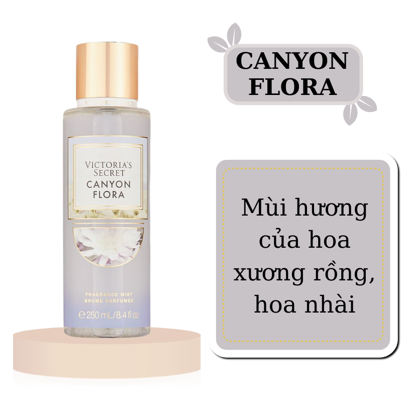 CANYON FLORA - XỊT THƠM DƯỠNG THỂ VICTORIA'S SECRET USA