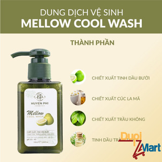 Dung dịch về sinh phụ nữ huyền phi chính hãng + tặng kèm nước hoa vùng kín - mellow cool wash huyền phi 100 ml