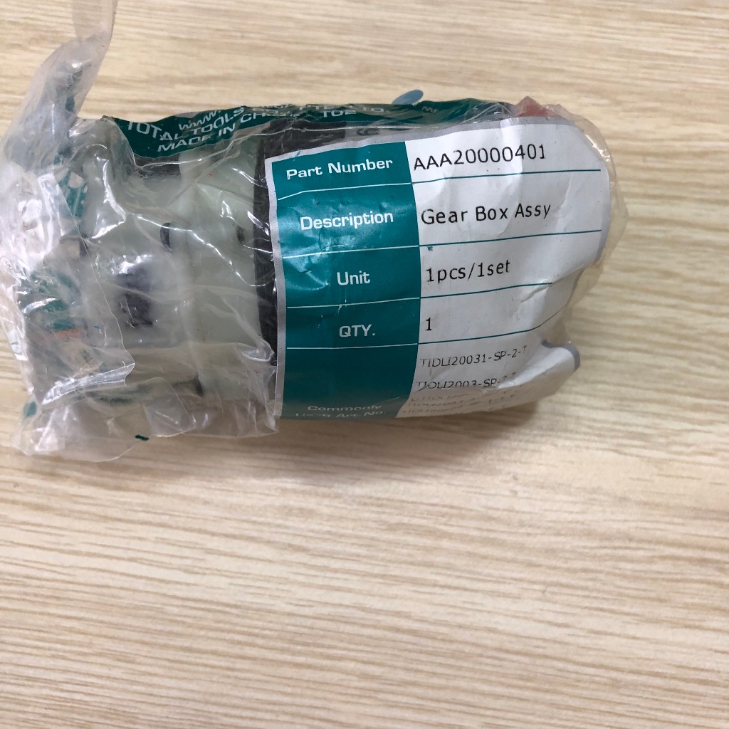 Hộp số và bộ nhông chuyển chế độ máy khoan pin Total TIDLI20031 và Ingco CIDLI20031