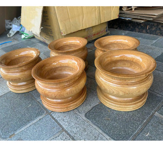 Bát cắm nhang-lư hương gỗ gõ đỏ nguyên khối đk ngang 11-13 -15-18-20 cm ms:k89