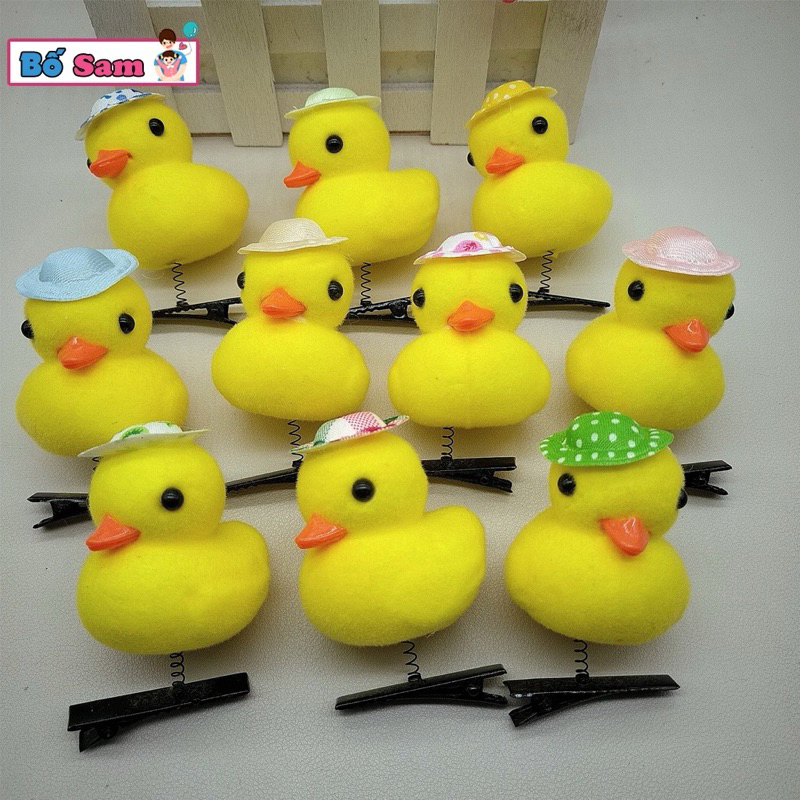 Kẹp Tóc Mái Hình Vịt,Gà Vàng Nhỏ Xinh Xắn Dễ Thương Cho Con Gái