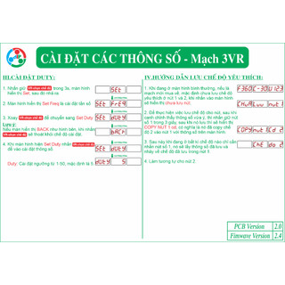 Mạch 3VR lái cầu H