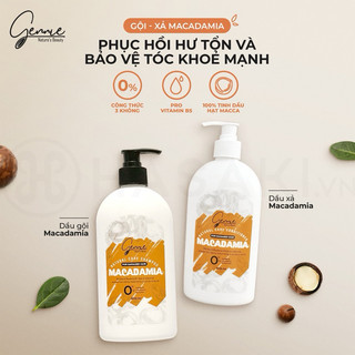 Dầu Gội Phục Hồi Tóc Hư Tổn Fresh/Gennie Macca Organic Nourishing 500ml