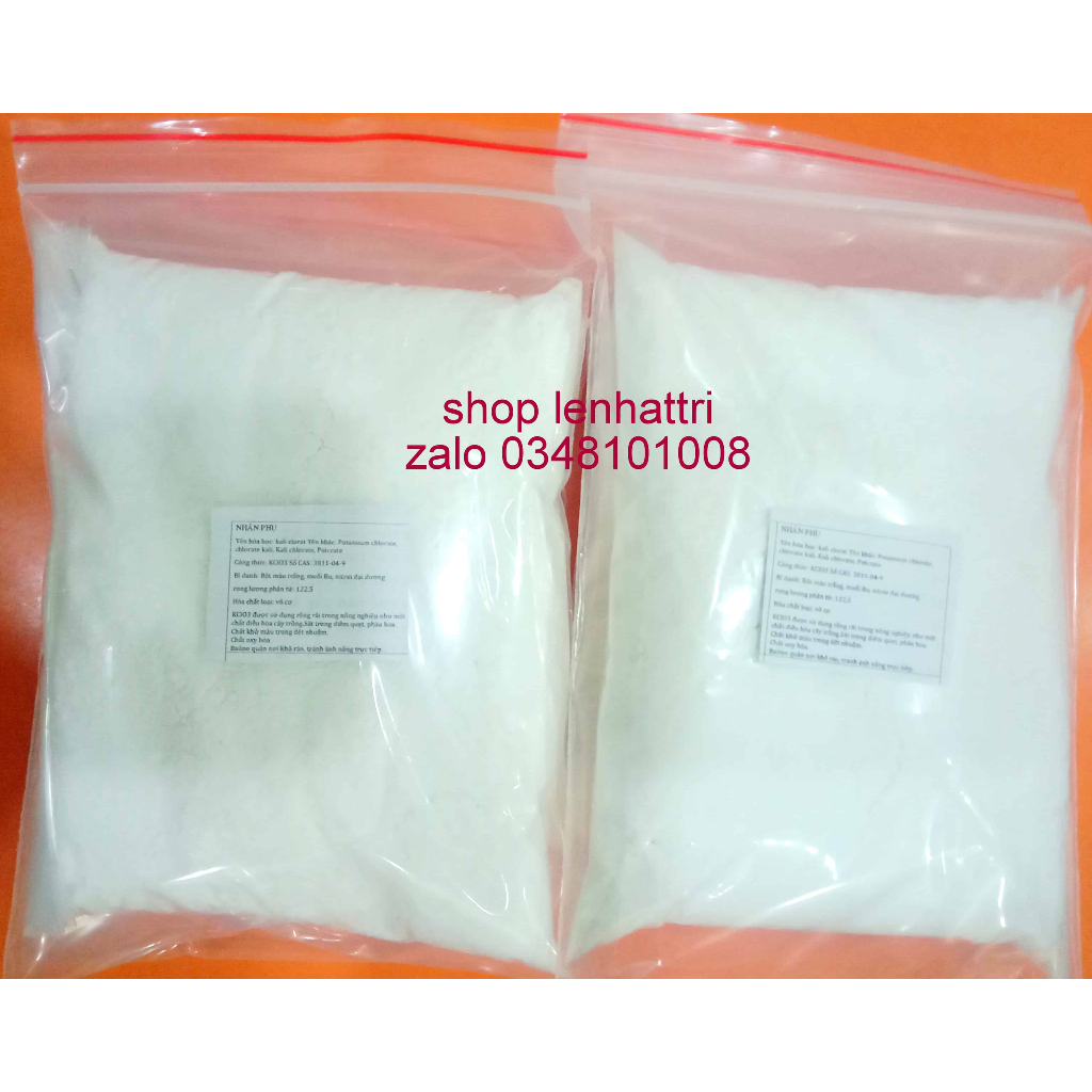 Bột kali clorat KClO3  bón cây 500g