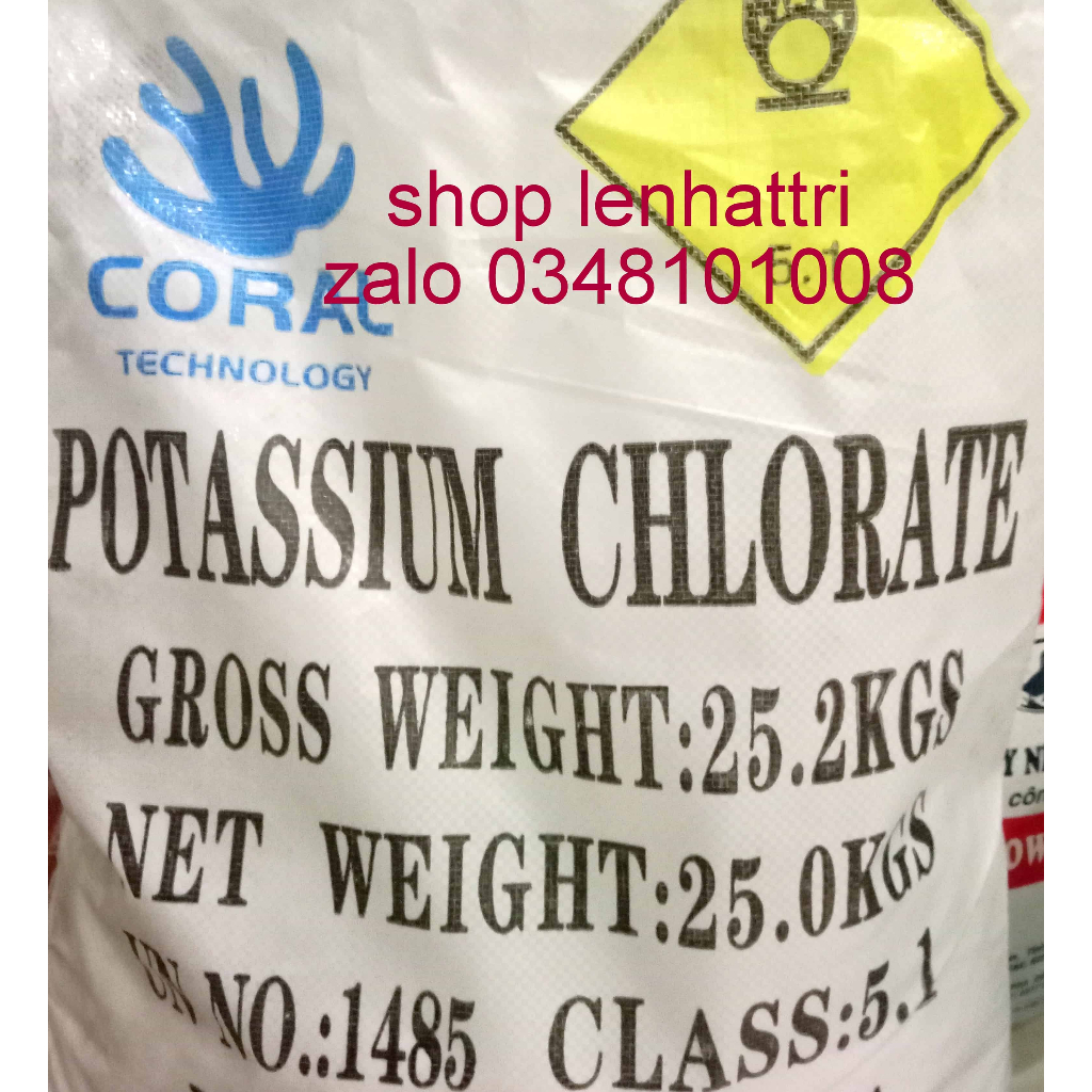 Bột kali clorat KClO3  bón cây 500g