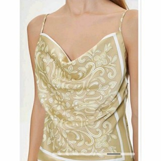 (Size S-M) Đầm satin xuất dư, F21