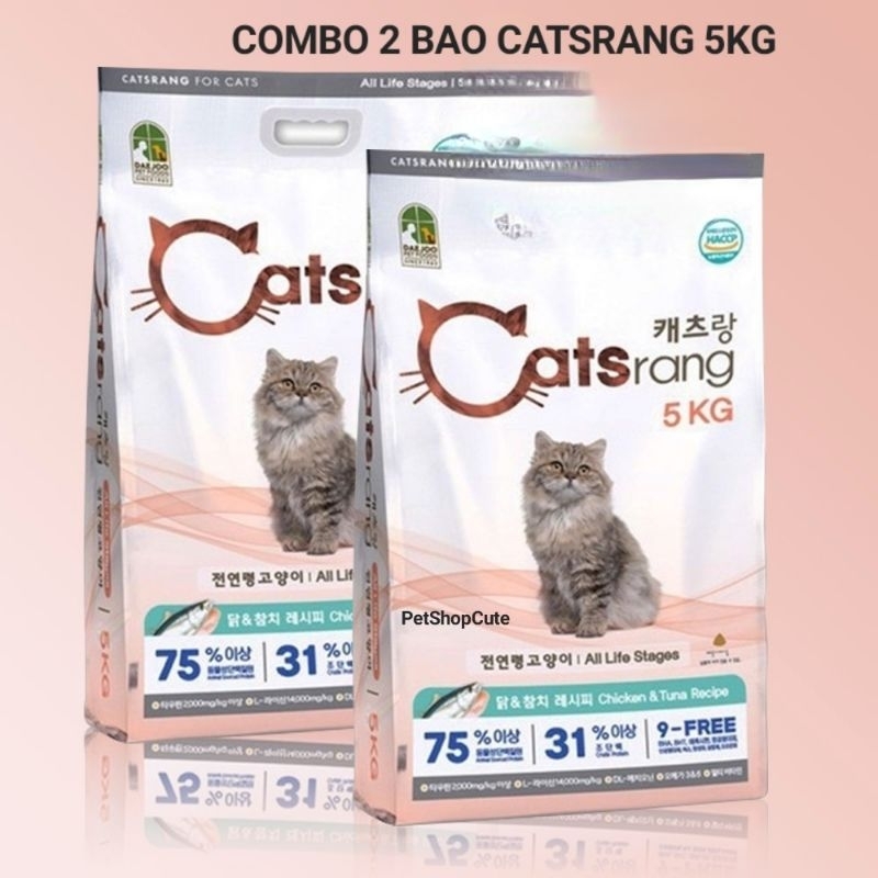 COMBO 2 BAO CATSRANG 5KG chính hãng
