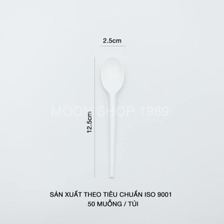 Thìa nhỏ nhựa 12.5cm