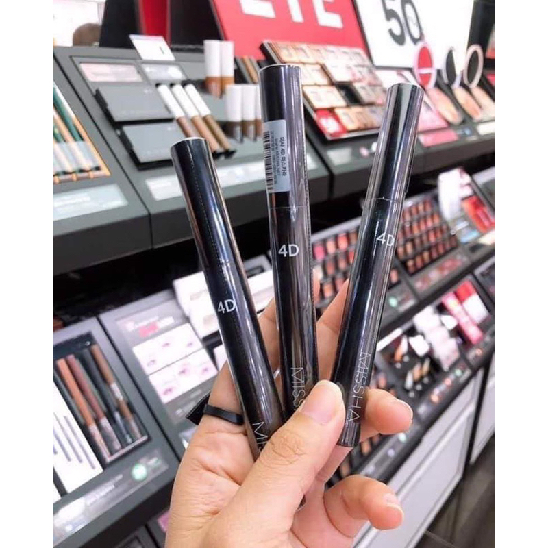 Mascara chuốt mi Missha 4D làm dày mi không lem chống trôi hiệu quả