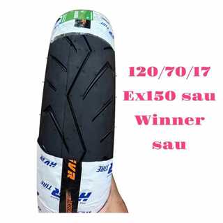 Vỏ lốp lắp cho sau xe exciter 150, 155 vva, winner v1 v2 v3 size 120/70-17