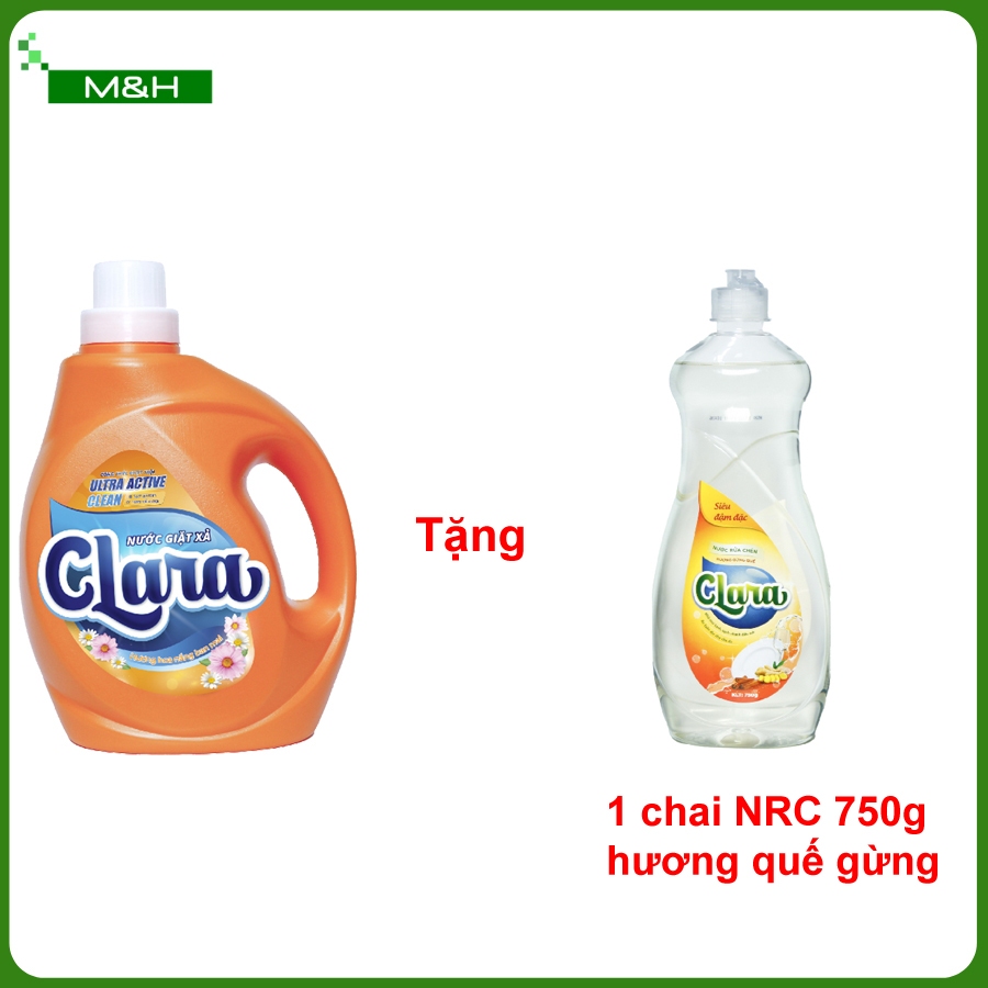 Nước giặt xả Clara 3 mùi Hoa nắng ban mai, Nước hoa diệu kỳ