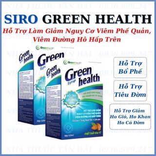 Siro ho green health bổ phế, giảm ho, long đờm hộp 125ml