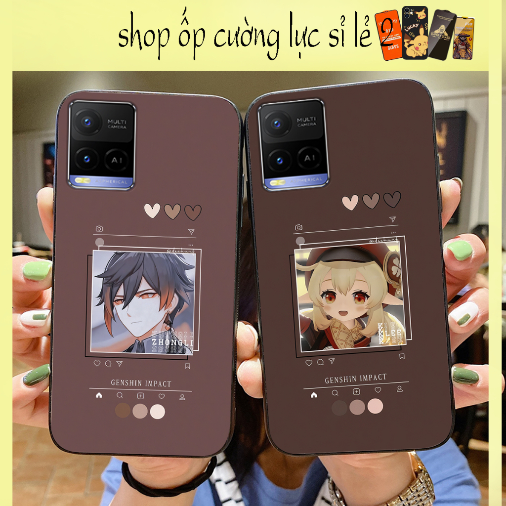 ốp lưng vivo y21 / vivo y21s / vivo y33s in hình nhân vật Genshin Impact