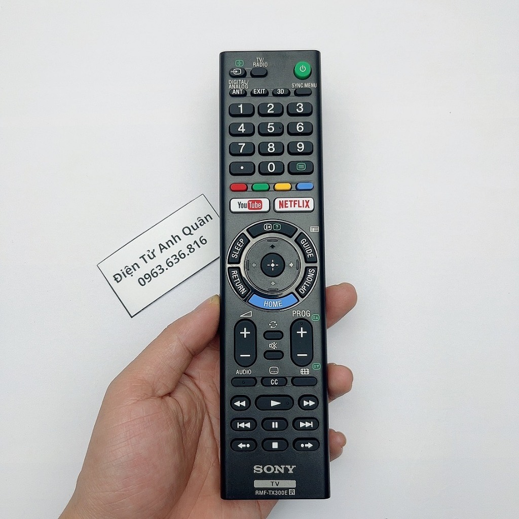 Remote tv SONY - Điều khiển tivi SONY TX300E Phím mềm
