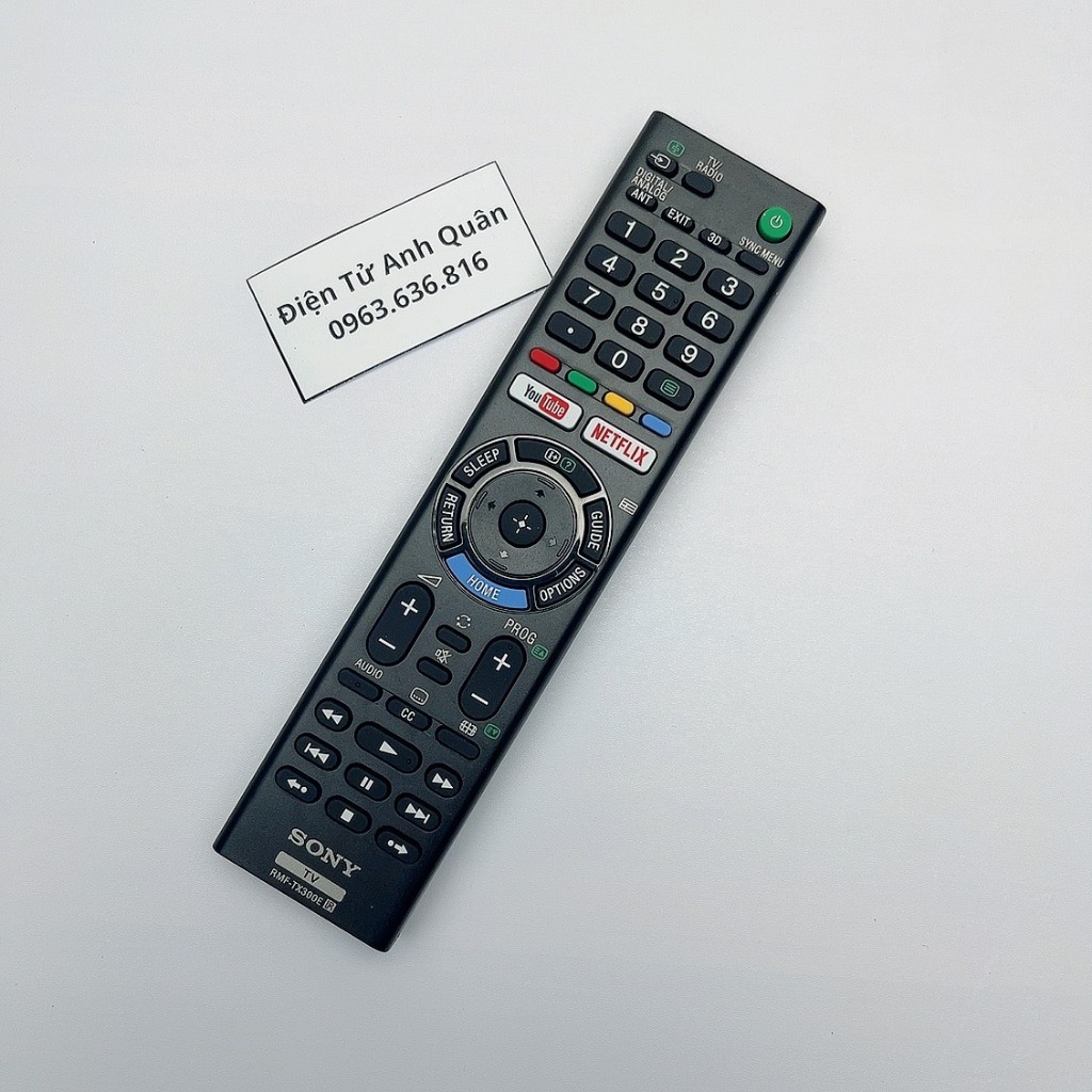 Remote tv SONY - Điều khiển tivi SONY TX300E Phím mềm