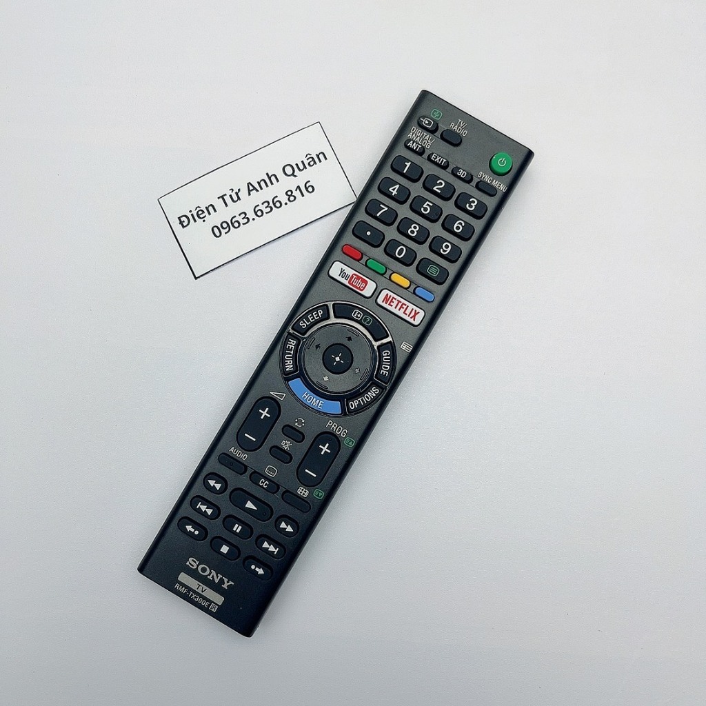 Remote tv SONY - Điều khiển tivi SONY TX300E Phím mềm