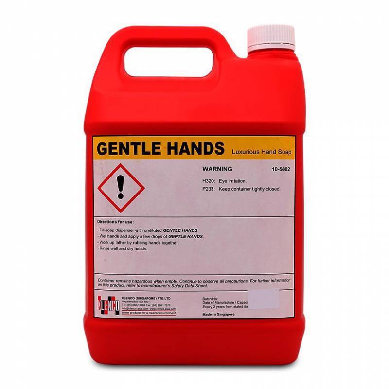 Nước rửa tay Gentle Hand – Can 5 lít