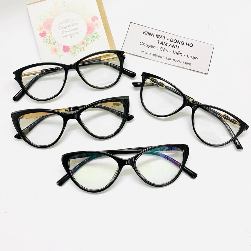 GỌNG KÍNH NỮ MẮT MÈO - TỔNG HỢP CÁC MẪU GỌNG KÍNH HOT NHẤT SHOP TAMANHOPTICAL