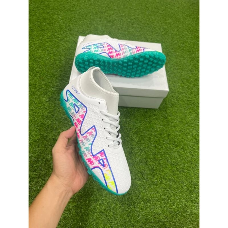 Giày đá bóng nam sân cỏ nhân tạo cao cổ Superfly 9 tặng kèm tất - đế cao su siêu bền - đã khâu đế toàn bộ