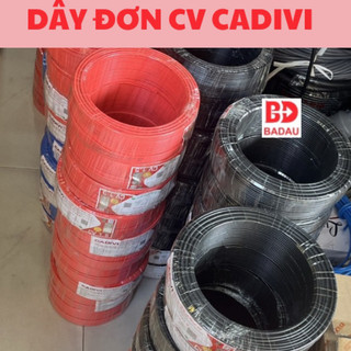 Dây điện đơn cadivi cv 1.0, 2.0, 2.5, 3.0, 4.0, 6.0