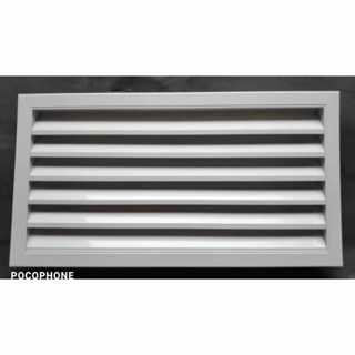 Cửa gió nan Z, chớp ô (lỗ) kt 60x30 cm thoáng chống hắt mưa, chớp thông gió, có lưới chống muỗi, côn trùng, chuột