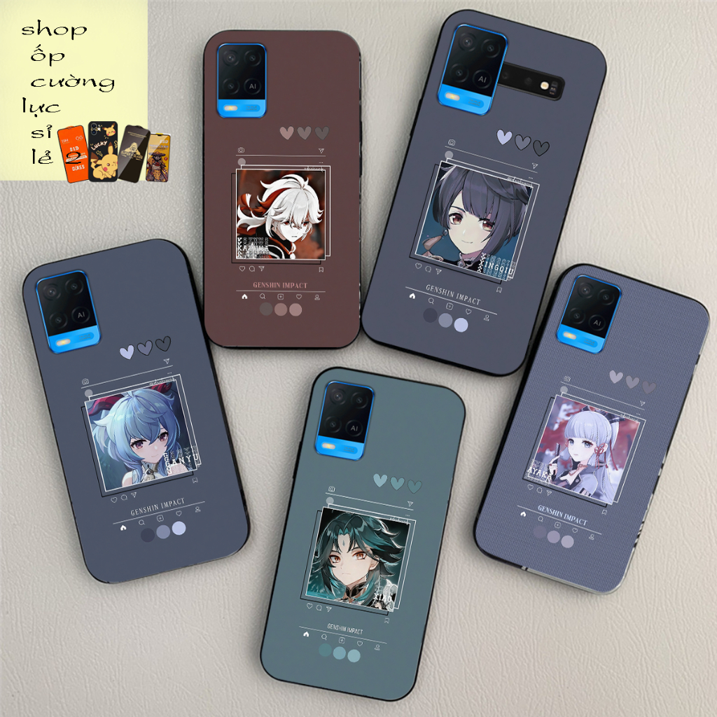 ốp lưng oppo a54 4g / oppo a54 5g in hình nhân vật Genshin Impact