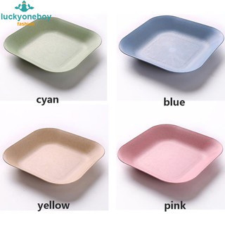 Đĩa vuông lúa mạch (LOẠI 1 ĐĨA VUÔNG)[SET 8 DĨA]