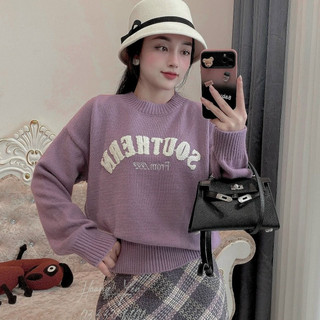 Áo Len Nữ Cổ Tròn Dáng Rộng Southern Minha Store