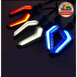 (1 đôi) Xi nhan chữ Z Trung quốc led đuổi audi gấp khúc cho xe điện 12v