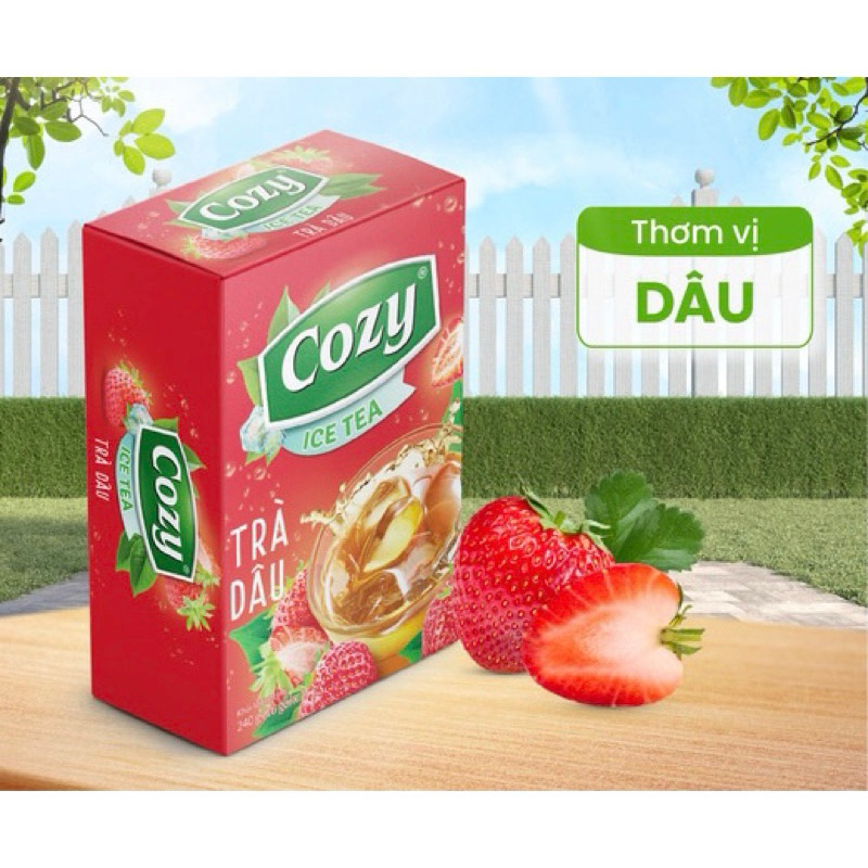 Trà Cozy Hoà Tan Đủ Vị 240gr: 16Tép*15gr