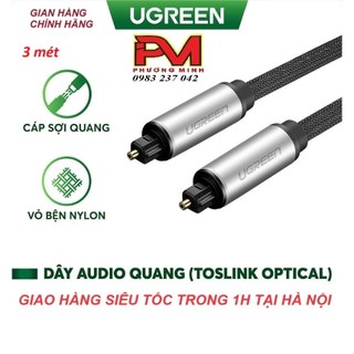Cáp audio quang dài 3m cao cấp ugreen 10541_hàng chính hãng