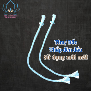Tim (bấc) thắp mãi mãi, Tim đèn thắp đèn dầu lưu ly dùng mãi mãi *1 cái* [Diệu Ân Chân Hoa]