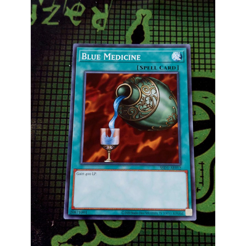Thẻ Bài Yugioh Spell "Blue Medicine" SSD1-AE012