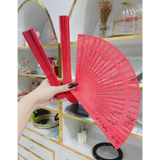 Quạt gỗ, Quạt cổ trang gỗ thơm
