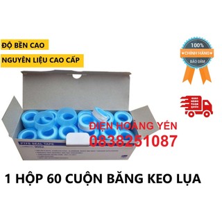 Hộp 60 cuộn băng tan, cao su non, keo lụa Tombo made in Malaysia