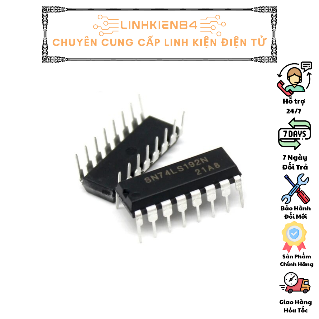 IC Đếm 74LS192 DIP16