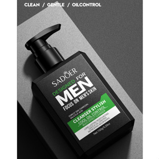 Sữa rửa mặt dành cho nam kiềm dầu sạch sâu bụi bẩn cho da trắng sáng Soder