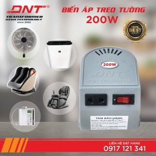 Biến áp dnt 200w treo tường 220v ra 100v dùng cho thiết bị của nhật