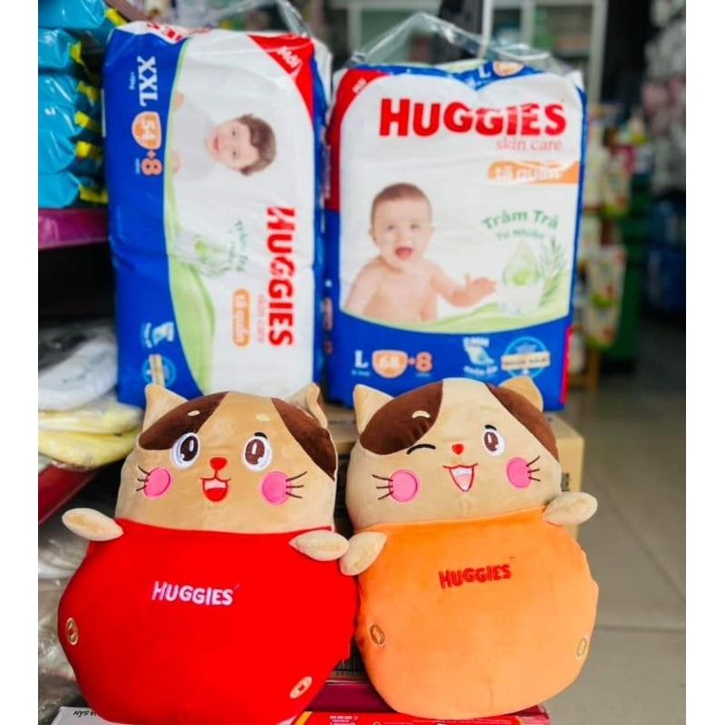 Gấu gối bông có chỗ đút tay giữ ấm huggies🌹🌹 freeship 🌹🌹 hkm bỉm