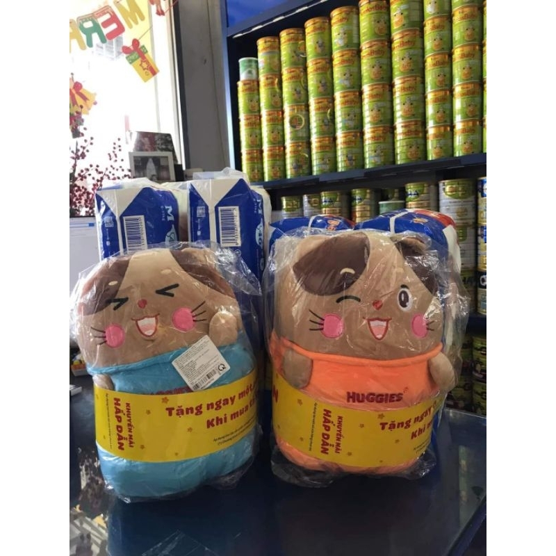 Gấu gối bông có chỗ đút tay giữ ấm huggies🌹🌹 freeship 🌹🌹 hkm bỉm