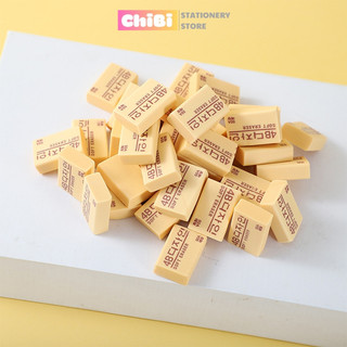 Tẩy bút chì 4B ChiBi, gôm tẩy bút chì Hàn Quốc cao cấp 50A siêu sạch ít vụn tẩy E1